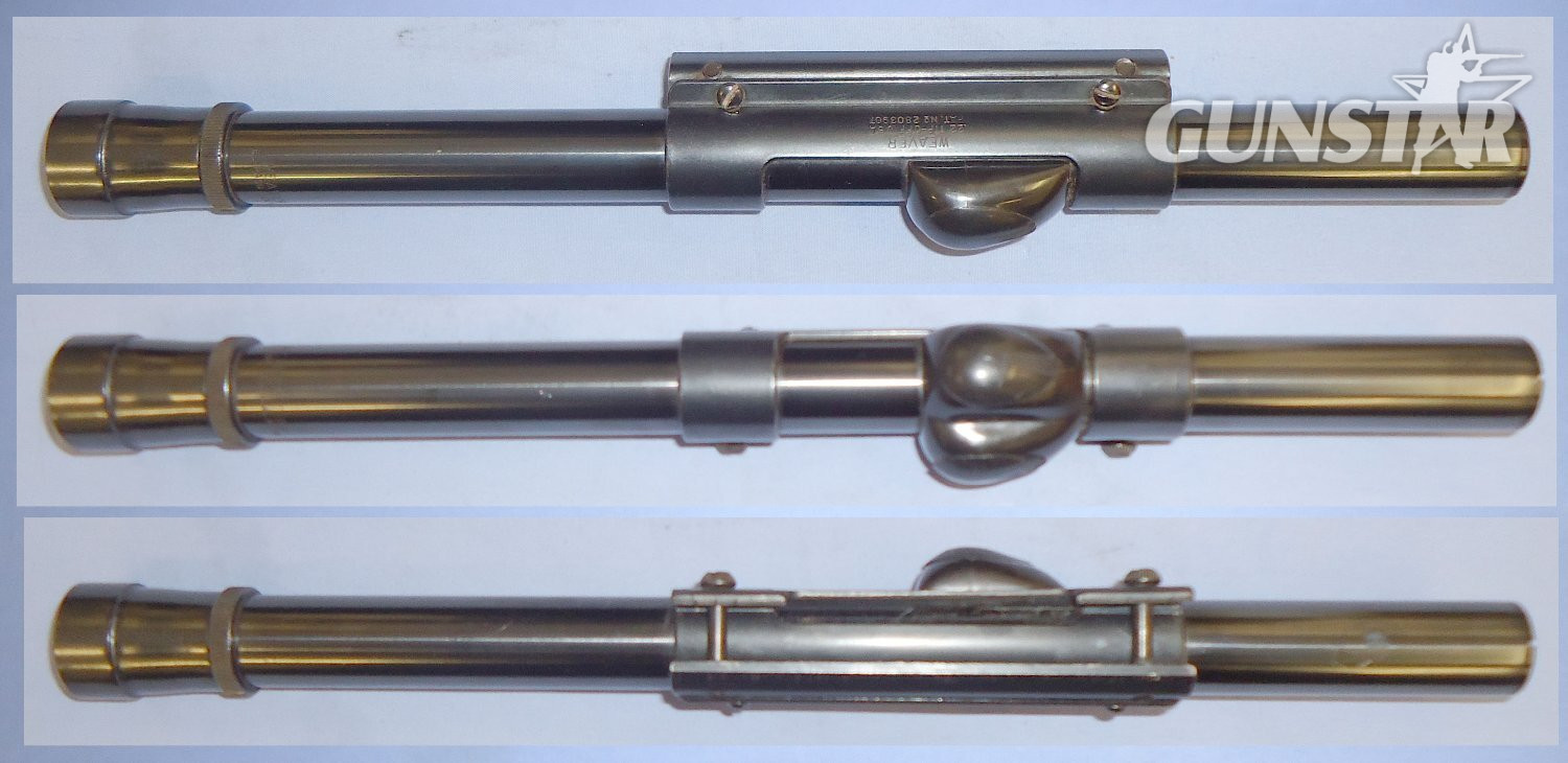  Vintage c1970* Weaver USA 15mm B4 Fixed Focus Rifle Scope with Proprietary Mounts. OPT 859. Vintage c1970* Weaver USA 15mm B4 Fixed Focus Rifle Scope with Proprietary Mounts. OPT 859.  Sight & Optic