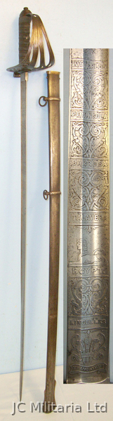 Victorian, British 1854 Foot Guards Pattern Sword in 