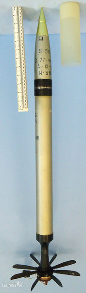 Unfired Russian 55MM S-5M HE-FRAG Air To Ground Fin Stabilised Rocket INERT Near Mint Unfired Russian 55MM S-5M HE-FRAG (High Explosive- Fragmentation Antique & Militaria in 
