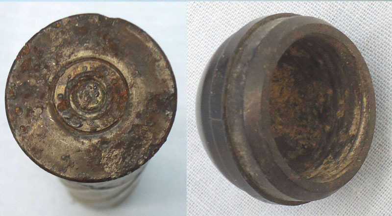INERT DEACTIVATED. German, WW2 , 25 x 35R F.Leuchtpatrone Z (Starshell) For The Walther Kampfpistole (\"combat pistol\"). - O 1979 INERT DEACTIVATED. German, WW2 , 25 x 35R F.Leuchtpatrone Z (Starshell) For The Walther Kampfpistole (\"combat pistol\"). - O 1979  Other Ammunition