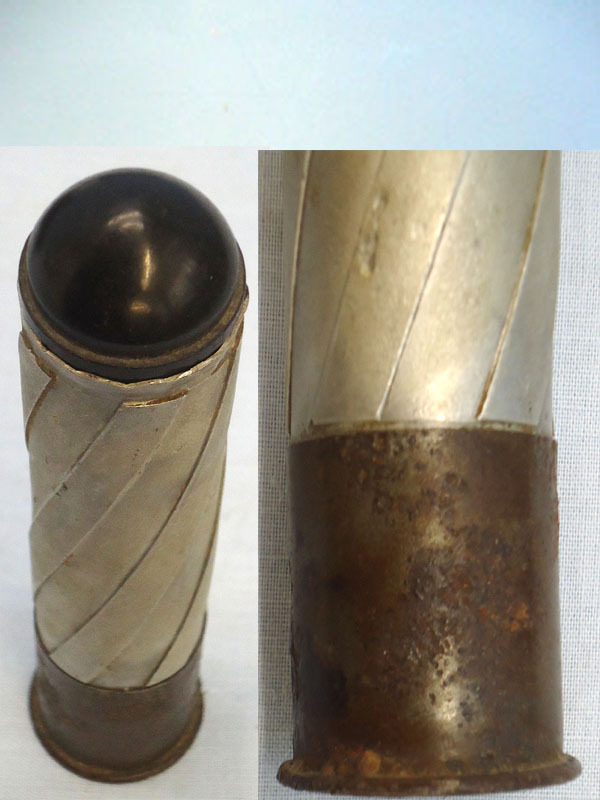  INERT DEACTIVATED. German, WW2 , 25 x 35R F.Leuchtpatrone Z (Starshell) For The Walther Kampfpistole (\"combat pistol\"). - O 1979 INERT DEACTIVATED. German, WW2 , 25 x 35R F.Leuchtpatrone Z (Starshell) For The Walther Kampfpistole (\"combat pistol\"). - O 1979  Other Ammunition
