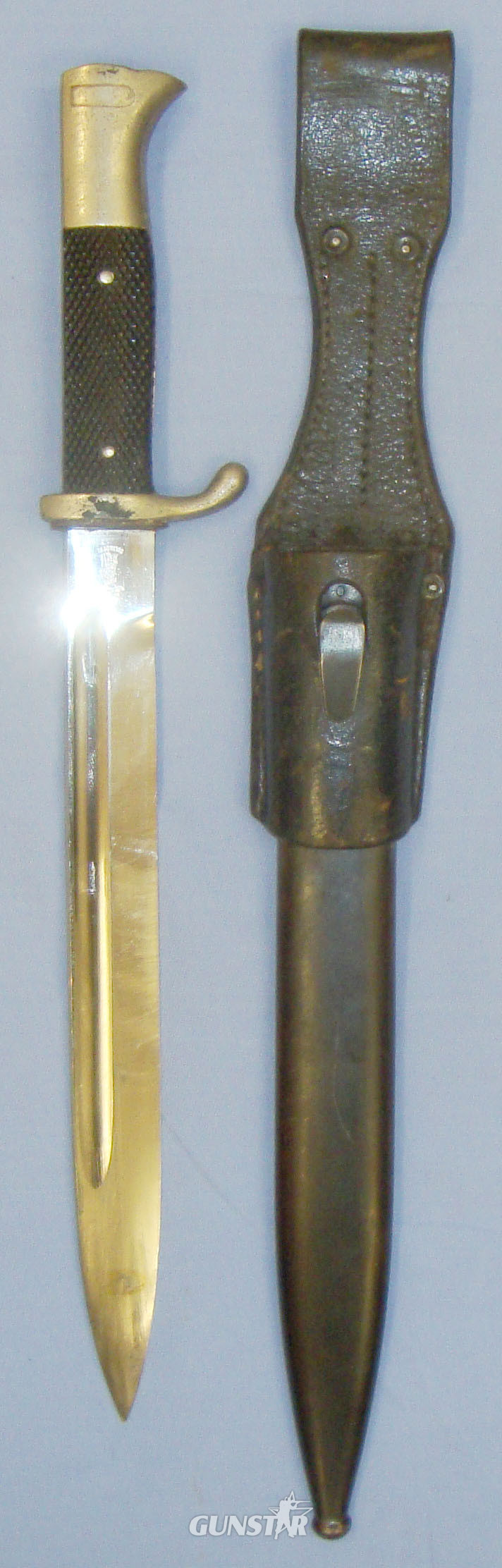 Nazi M98 Dress Bayonet by Anton Wingen Jr, Solingen & Scabbard. BAYO 355. Bayonet in 