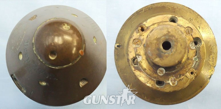 INERT DEACTIVATED. German WW1, Dopp Zc/92 Time & Percussion Nose Fuze. - O 2209 INERT DEACTIVATED. German WW1, Dopp Zc/92 Time & Percussion Nose Fuze. - O 2209  Other Ammunition