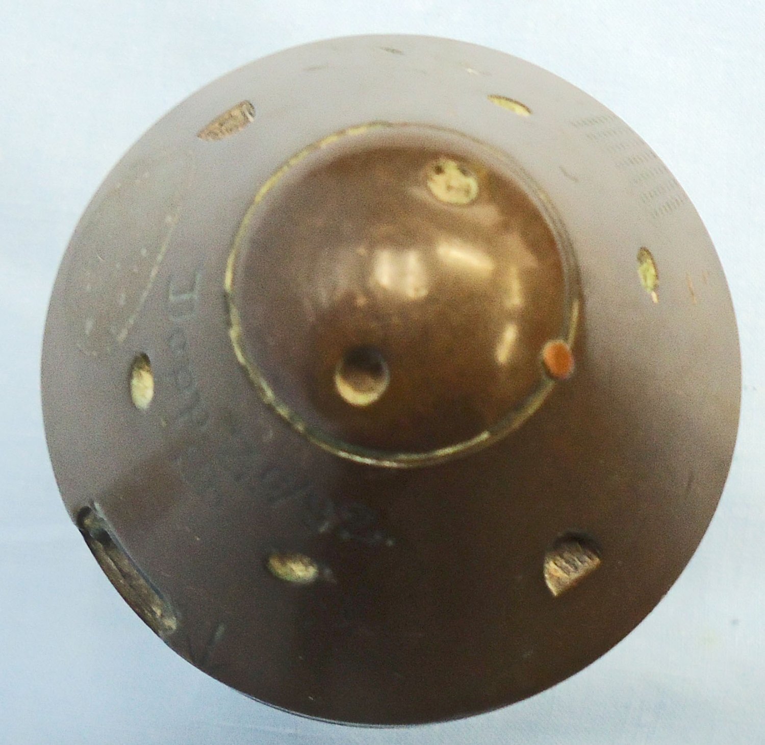 INERT DEACTIVATED. German WW1, Dopp Zc/92 Time & Percussion Nose Fuze. - O 2209 INERT DEACTIVATED. German WW1, Dopp Zc/92 Time & Percussion Nose Fuze. - O 2209  Other Ammunition 