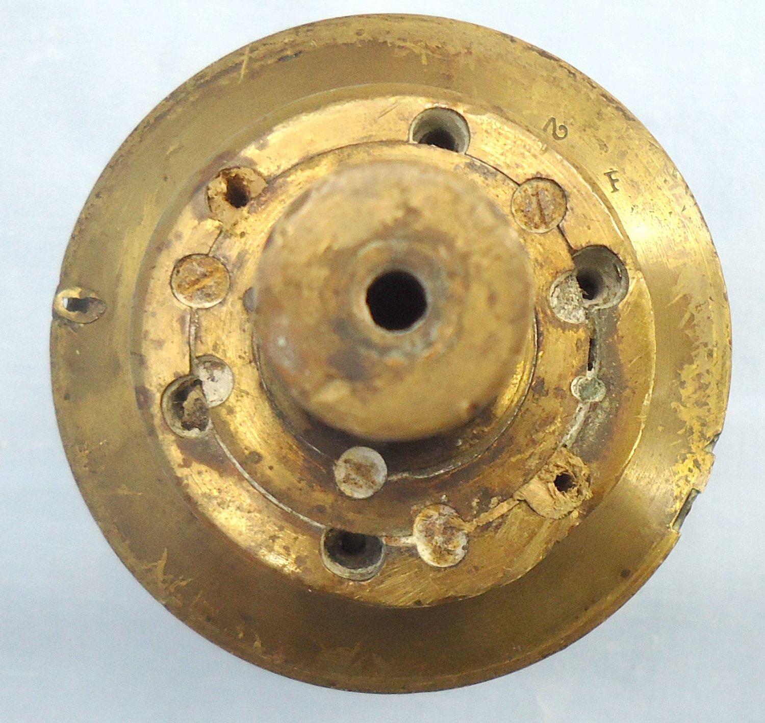 {CATEGORY} - INERT DEACTIVATED. German WW1, Dopp Zc/92 Time & Percussion Nose Fuze. - O 2209 INERT DEACTIVATED. German WW1, Dopp Zc/92 Time & Percussion Nose Fuze. - O 2209  Other Ammunition in 