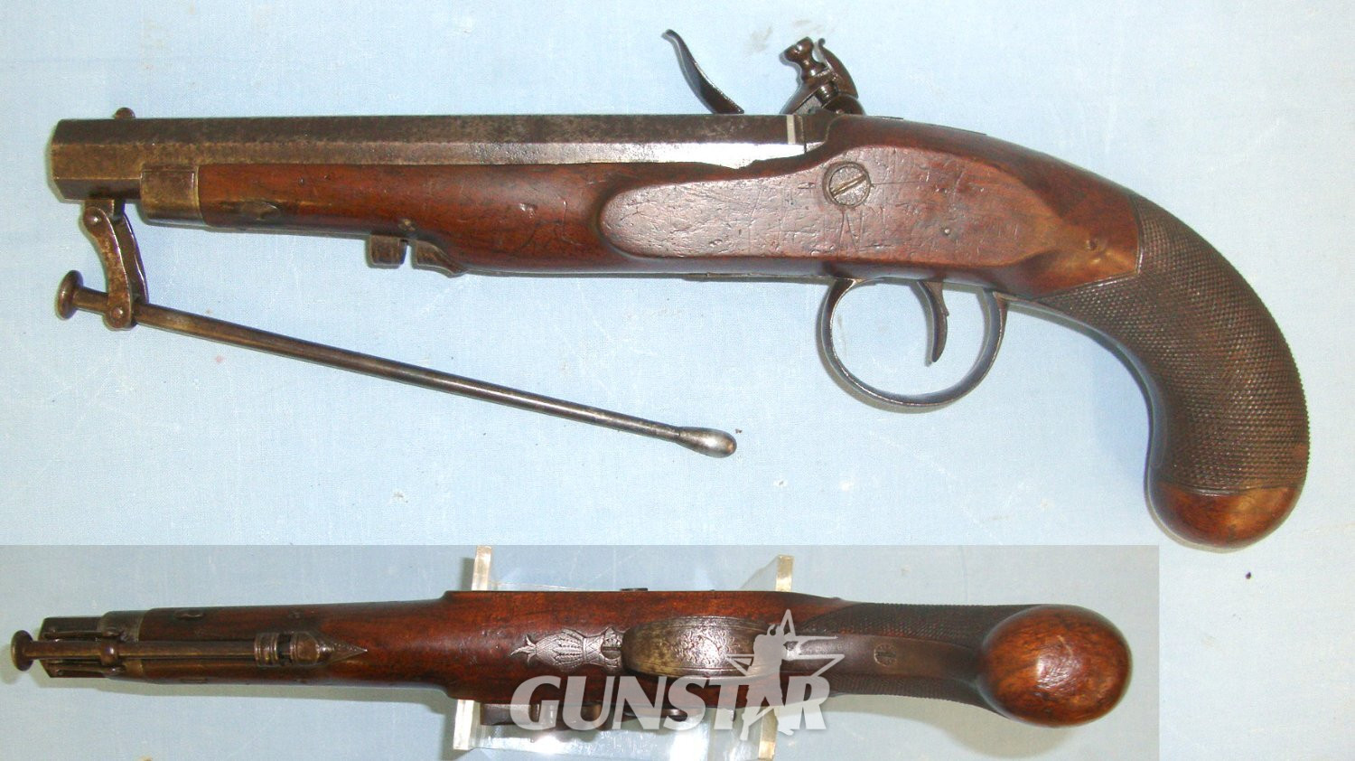  William Simmons With Octagonal Barrel & Captive Steel Ram Rod. Sn 22606 .65 Cal Muzzleloader Muzzleloader
