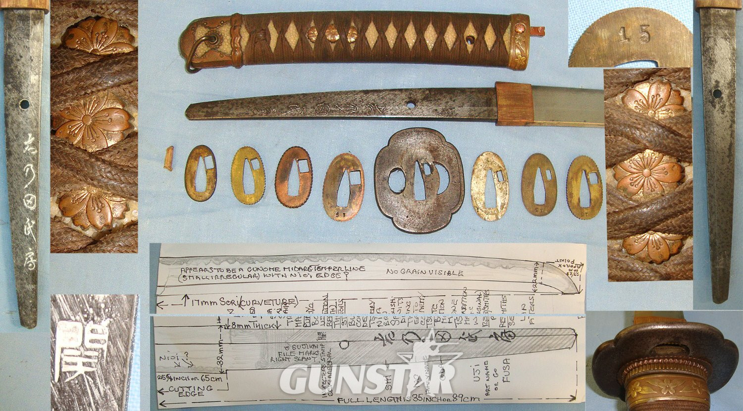 MASTER SMITH**WW2 Japanese Officer's Type 98 Shin Gunto Seki Arsenal Katana Sword With Smith Signed Tang ‘Shinoda Uji Fusa’, Rare Period Expensive Aluminium Scabbard & Expert Assessment. Sn 23322 Sword