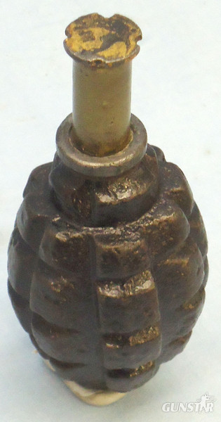 DEACTIVATED INERT. WW1, French, Early F1 With A Safety Fusing System Hand Grenade. - O 1708 DEACTIVATED INERT. WW1, French, Early F1 With A Safety Fusing System Hand Grenade. - O 1708  Other Ammunition in 
