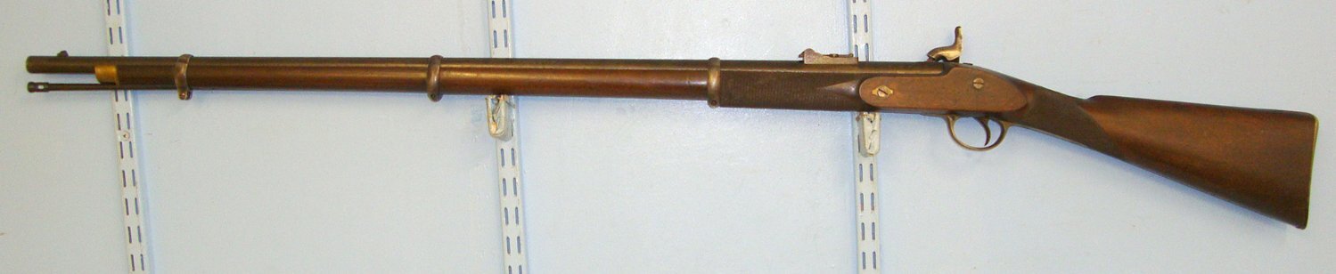  C1865 Victorian British Officer’s Private Purchase J.D. Dougall London Enfield 1853 Pattern, 3 Band .577 Regulation Calibre Percussion Rifle. Sn 20826 1853 pattern Muzzleloader .577 Rifle