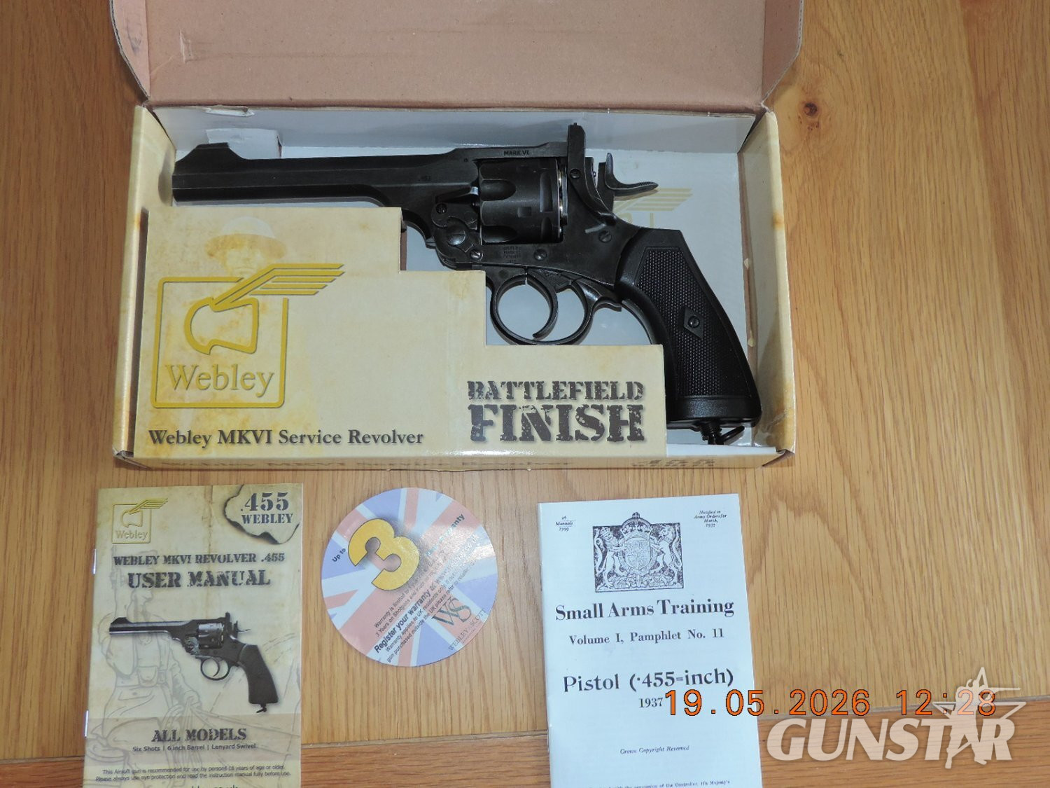 Webley & Scott MKV1 Service Recolver .177 in 
