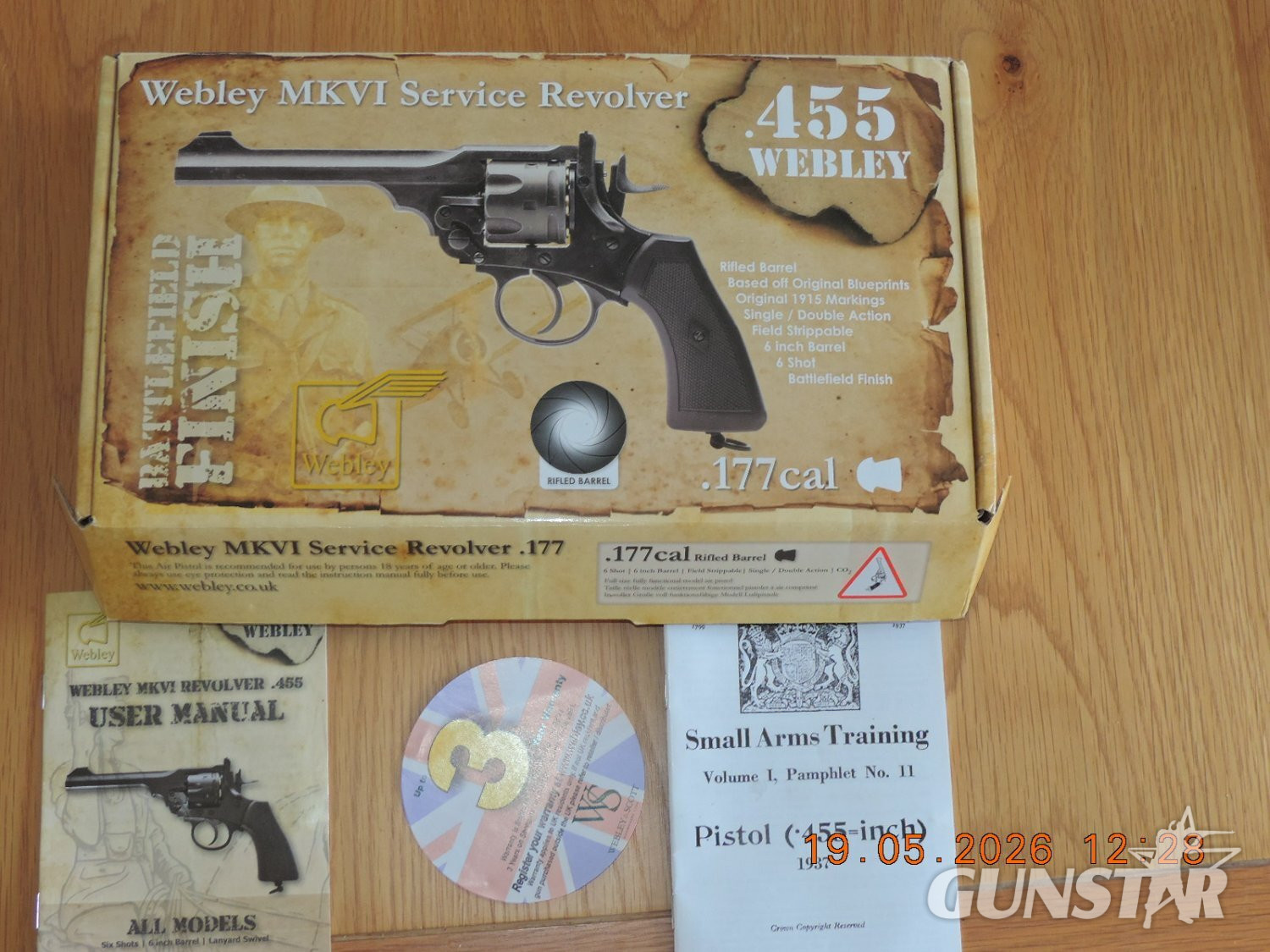 Webley & Scott MKV1 Service Recolver .177 - {CATEGORY} in 