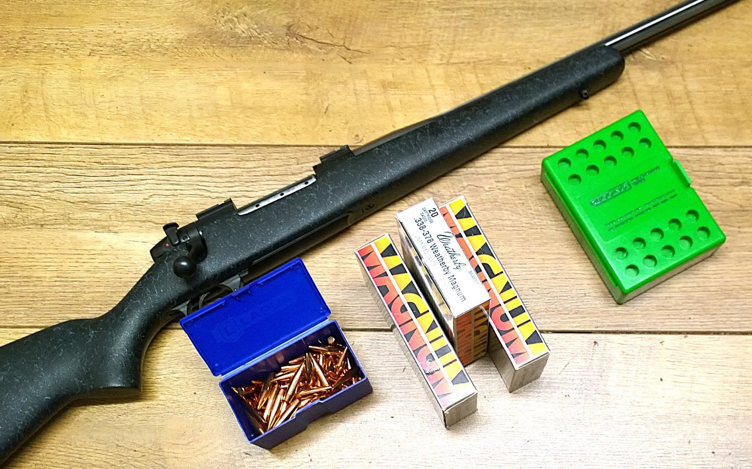 Weatherby MK V Bolt Action .338 Weatherby Magnum Rifle - {CATEGORY} in 