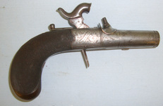 Bradney 40 Bore Round Action Percussion Pocket Pistol With Screw Off Barrel & Concealed .40 S&W Muzzleloader