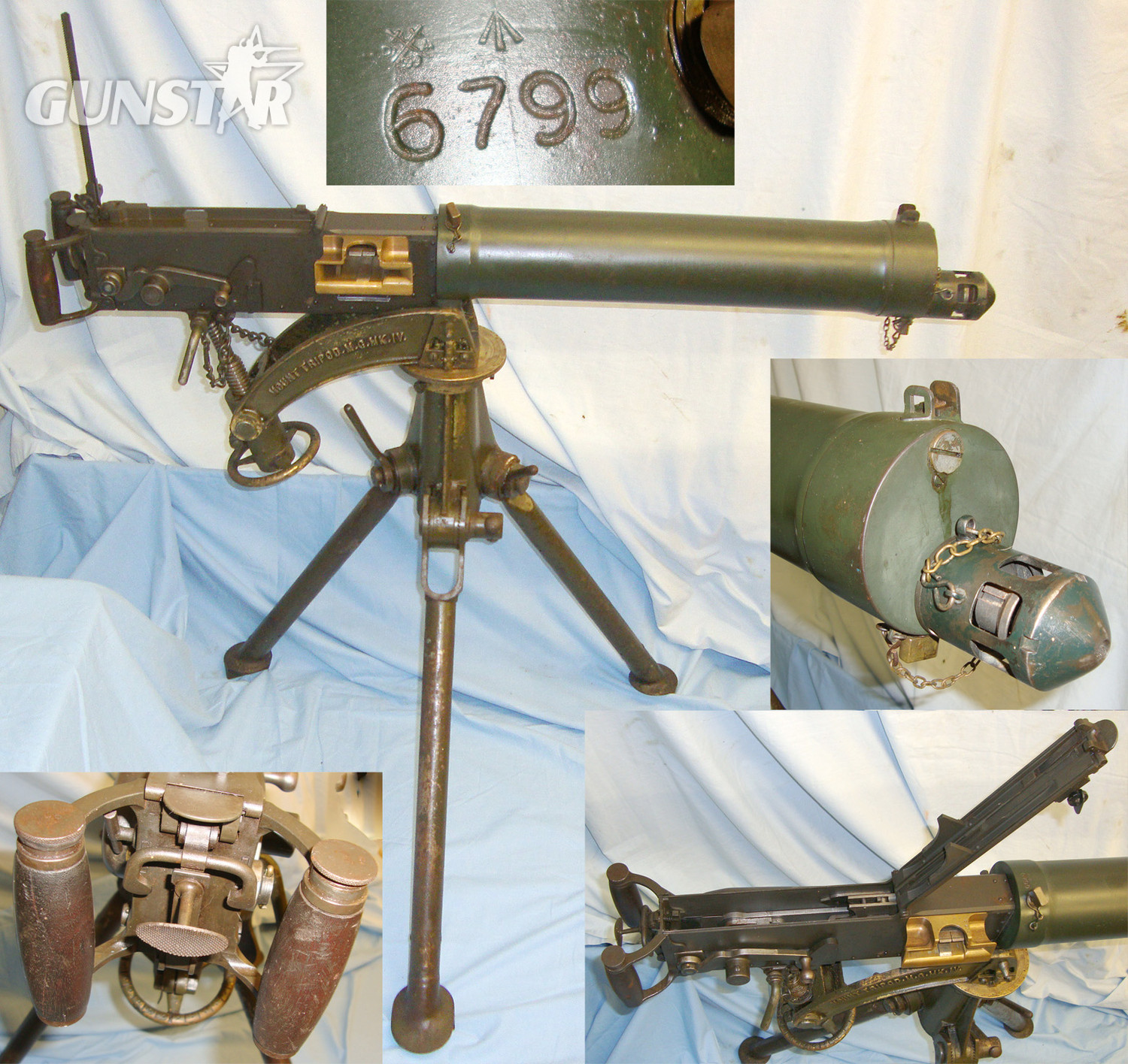 Lithgow Arms With 1943 Dated Mount By RT (Randwick Tramways) & MK IV Tripod**UK 1999 DEACTIVATION CERTIFICATED**Sn 20067:31 None 0 Machine Gun in 