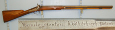 Mid 1800\'s English Brinsley Nantwich (Cheshire) & Whitchurch (Shropshire) Patent 15 Bore Single Barrel Muzzle Loading Percussion Sporting Shotgun Muzzleloader None
