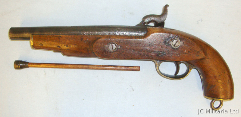  Royal Small Arms Factory (Enfield) .650 Carbine Calibre Cavalry Officer’s Percussion Holster Pistol .65 Cal Muzzleloader Muzzleloader