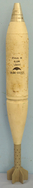 INERT DEACTIVATED. Original British L54A1 81MM Illuminating Mortar. - O 1737 INERT DEACTIVATED. Original British L54A1 81MM Illuminating Mortar. - O 1737  Other