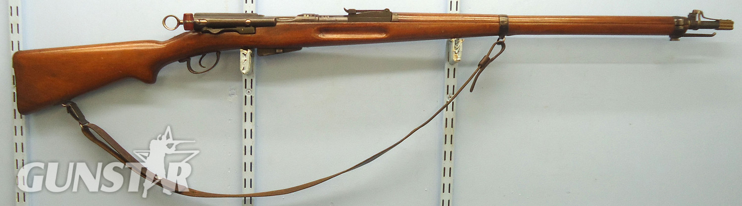 Schmidt Rubin Model 1889 Bolt Action 7.5 mm Rifle in 