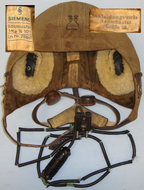 Luftwaffe LKp S101 Summer Flying Helmet. L 351 Luftwaffe LKp S101 Summer Flying Helmet. L 351 Antique & Militaria