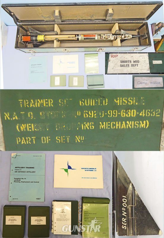  DEACTIVATED INERT. British, Shorts Missile Systems of Belfast, Javelin, FACTORY SECTIONED, Surface to Air Missile Serial Number 001, 1982 Dated, in Transit Container With Paperwork. Sn - 22650 DEACTIVATED INERT. British, Shorts Missile Systems of Belfast, Javelin, FACTORY SECTIONED, Surface to Air Missile Serial Number 001, 1982 Dated, in Transit Container With Paperwork. Sn - 22650  Other Ammunition