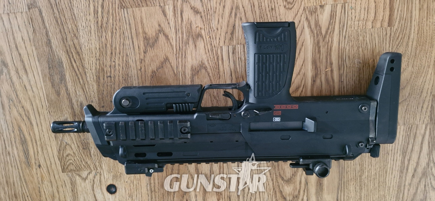 MP7A1 maschinen pistol  1.MP7A1 , cal.4.6mmx30 electric compact machine gun by Tokyo marul 2.bersa thunder 9 PRO AIRSOFT GUN 6 mm in 