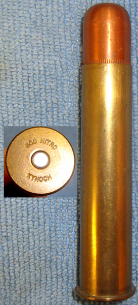 Kynoch Inert** ‘.600 Nitro Express’ round by ‘Kynoch & Co. 19056:1.  Other Ammunition in 