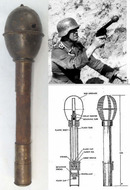 INERT DEACTIVATED. Rare, Unfired, WW2, 1943 Dated, German WK 361 (Wurfkorper 361) High Explosive Grenade For The 27mm Sturmpistole (Assault Pistol). - O 1977 INERT DEACTIVATED. Rare, Unfired, WW2, 1943 Dated, German WK 361 (Wurfkorper 361) High Explosive Grenade For The 27mm Sturmpistole (Assault Pistol). - O 1977  Other