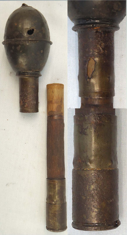 INERT DEACTIVATED. Rare, Unfired, WW2, 1943 Dated, German WK 361 (Wurfkorper 361) High Explosive Grenade For The 27mm Sturmpistole (Assault Pistol). - O 1977 INERT DEACTIVATED. Rare, Unfired, WW2, 1943 Dated, German WK 361 (Wurfkorper 361) High Explosive Grenade For The 27mm Sturmpistole (Assault Pistol). - O 1977  Other Ammunition