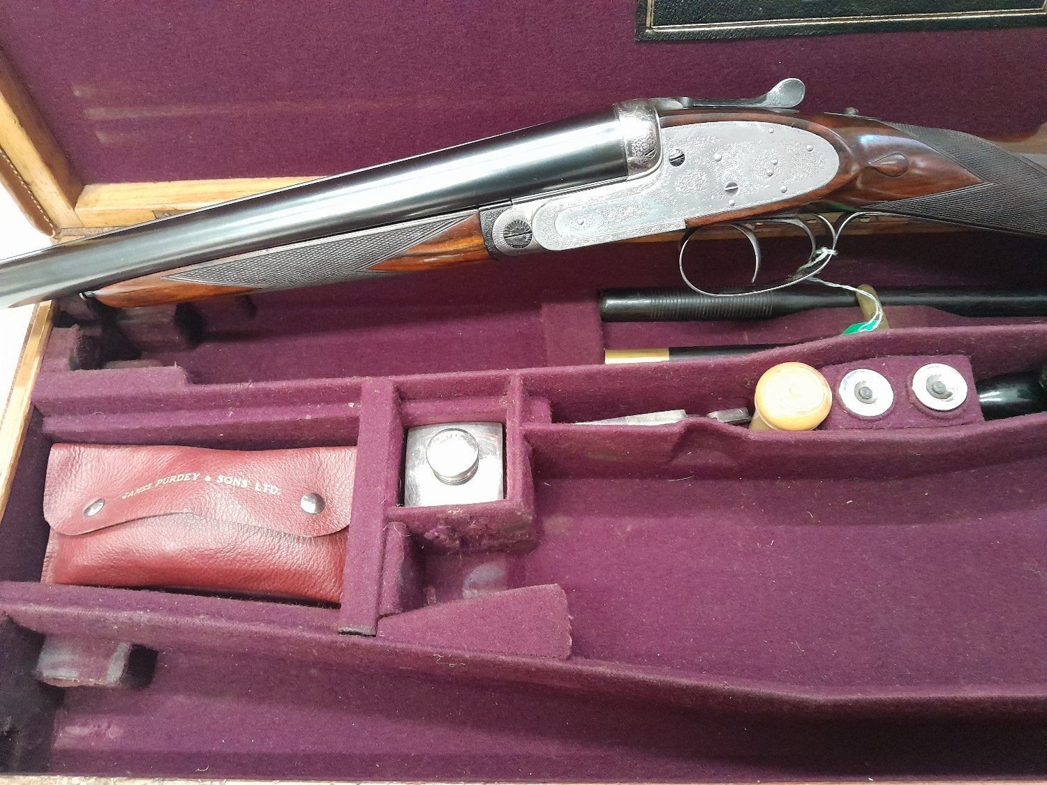  James Purdey best sle self opener Side By Side 12 Bore/gauge