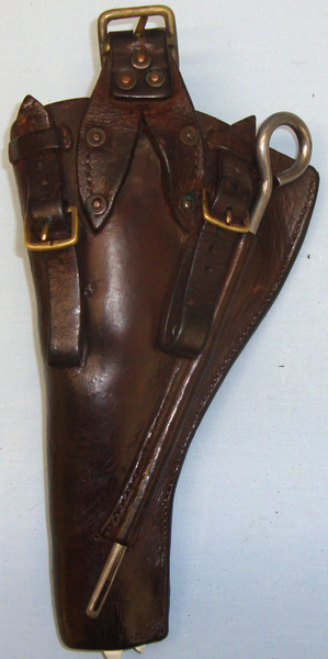 *Very Rare Complete & Original British WW1 1917 Heavy Hide Open Top Holster for *Very Rare Complete & Original British WW1 1917 Heavy Hide Open Top Holster for Other Accessory