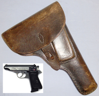 WWII German Leather Holster for the Walther PP Semi Auto Pistols. L 220. WWII German Leather Holster for the Walther PP Semi Auto Pistols. L 220. Other Accessory