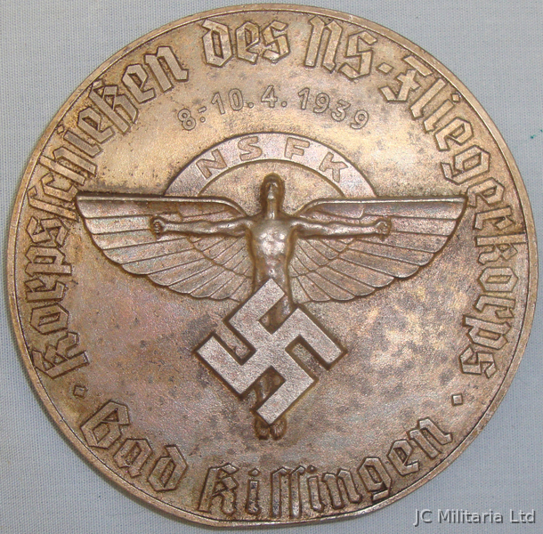 1939 N.S.F.K ‘Bad Kissingen’ Shooting Medal. 18733:4.This 1939 N.S.F.K ‘Bad Kissingen’ Shooting Medal. 18733:4.This Antique & Militaria in 