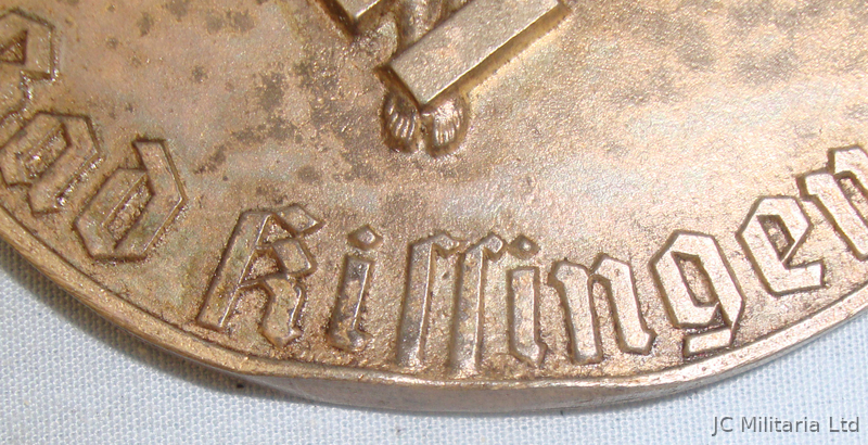  1939 N.S.F.K ‘Bad Kissingen’ Shooting Medal. 18733:4.This 1939 N.S.F.K ‘Bad Kissingen’ Shooting Medal. 18733:4.This Antique & Militaria