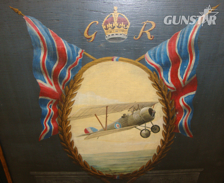 WW1 Themed British Royal Flying Corps (RFC) / Royal Naval Air Service (RNAS) Hand Oil Painted Commemorative Painting 29th Squadron RFC By London Artist / Graphic Designer Geoff Wiggins C1970’s Other Accessory