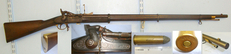 Charles Ingram To The Hong Kong Volunteers & 1 x Inert Deactivated Round. Sn 21146 Single Shot .577 Rifle