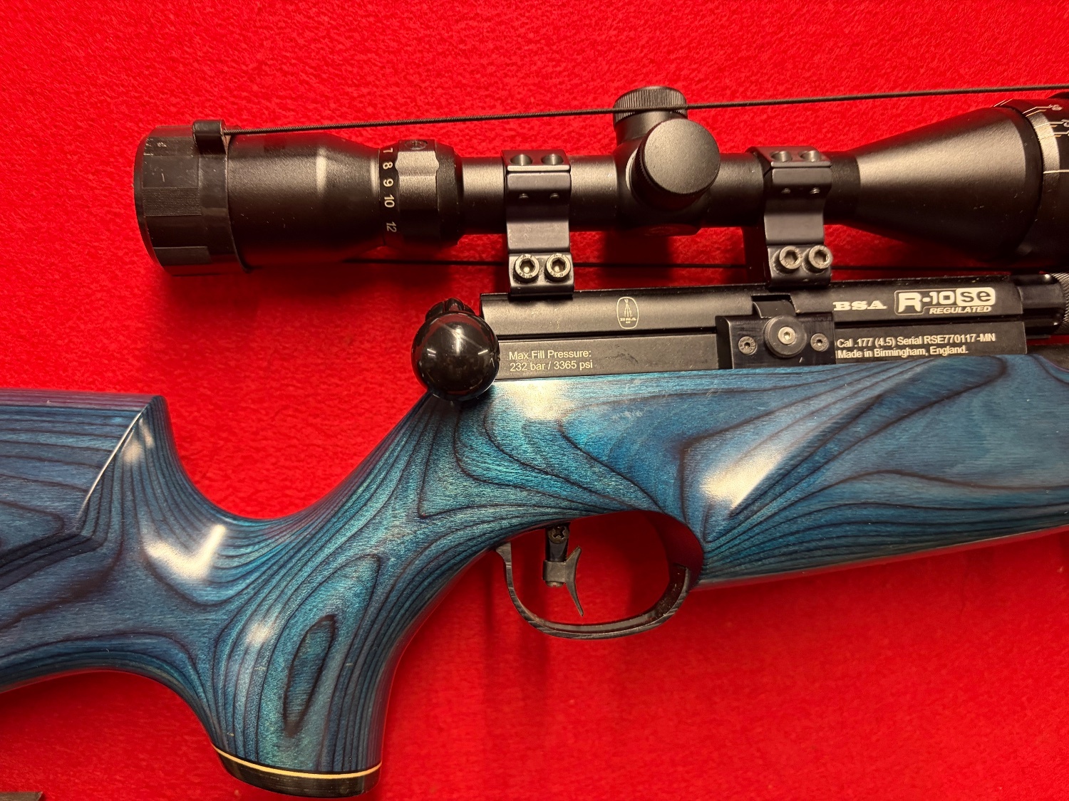 BSA R10SE Blue Laminate  .177