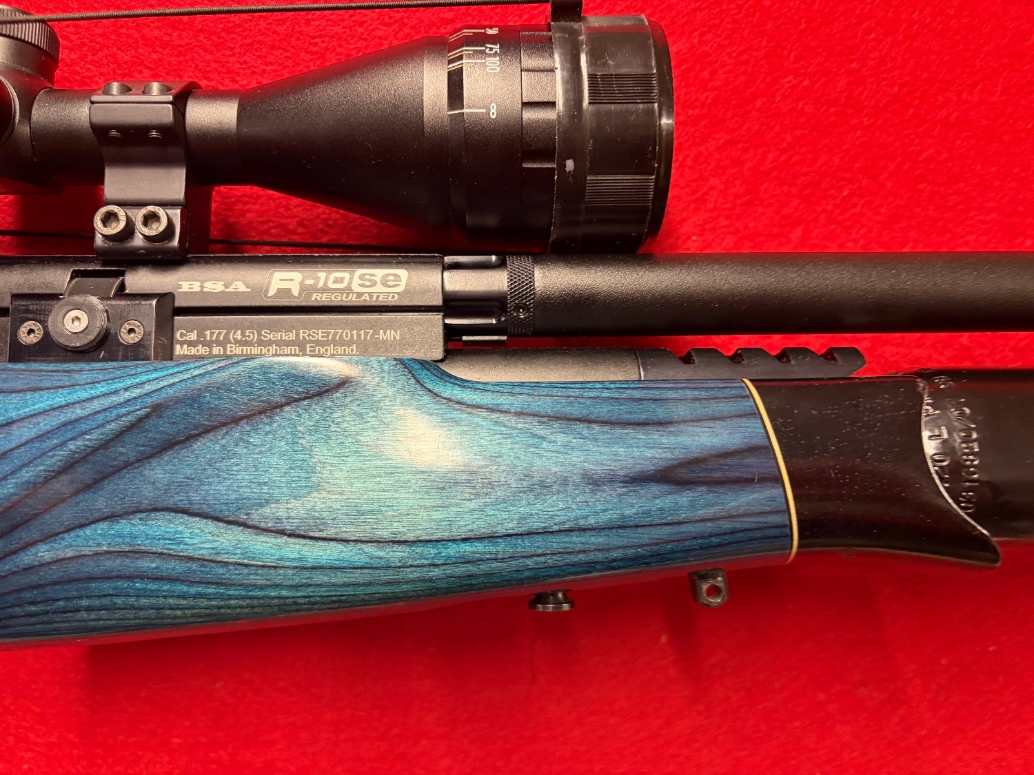  BSA R10SE Blue Laminate  .177