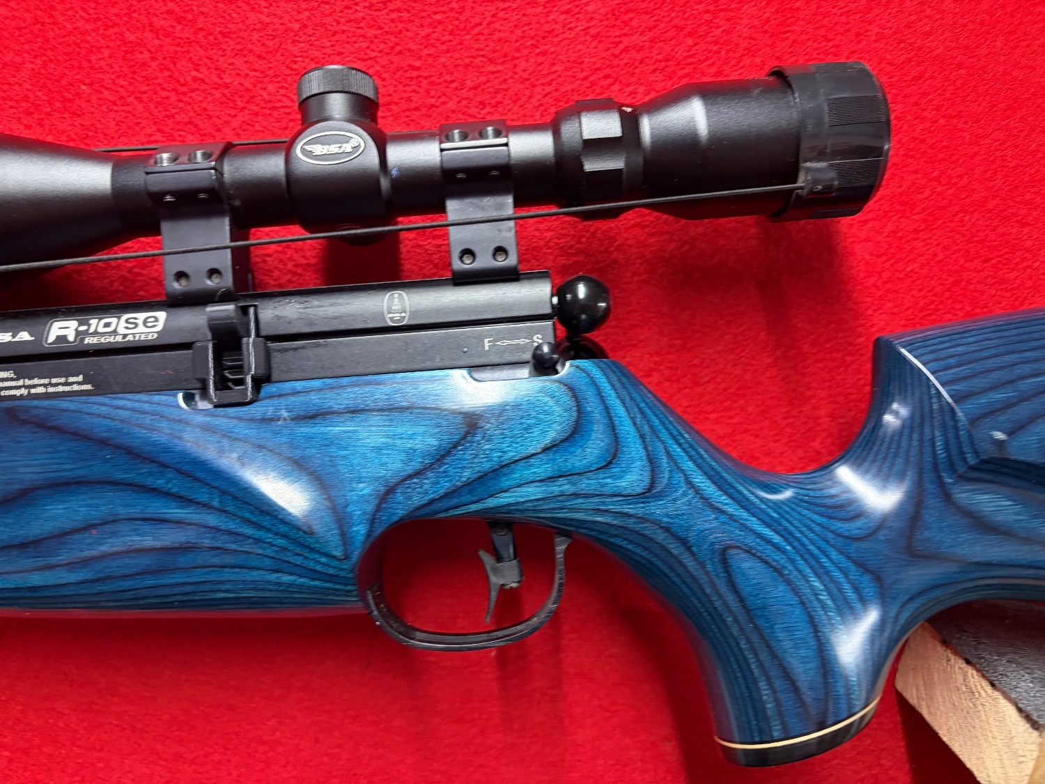 BSA R10SE Blue Laminate  .177 