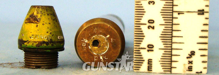  German 20 mm FFM (20x80) HEI (High Explosive Incendiary) Meinengeschloss (M geschloss) Trop (Tropical) Ca Antique & Militaria