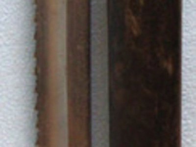 Gottlieb Hammesfahr Solingen Foche with a pyramid and cross logo. German 2nd Typ Bayonet