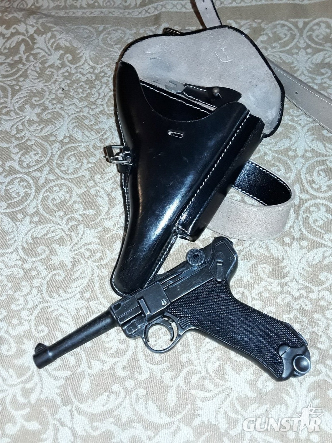 Denix GERMAN LUGER PLUS HARD SHELL CASE WITH BELT - Non-firing in 