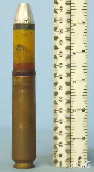German 20 mm FFM (20x80) High Explosive Incendiary Trace (HEIT) Cannon Round Antique & Militaria