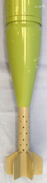  INERT DEACTIVATED. Original Armaco 81MM Smoke Mortar. - O 1738 INERT DEACTIVATED. Original Armaco 81MM Smoke Mortar. - O 1738  Other Ammunition