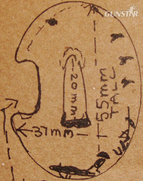  A ‘Meta Zashi’ style ‘Tanto Dagger’ Tsuba in Iron. ED 2697. Sword
