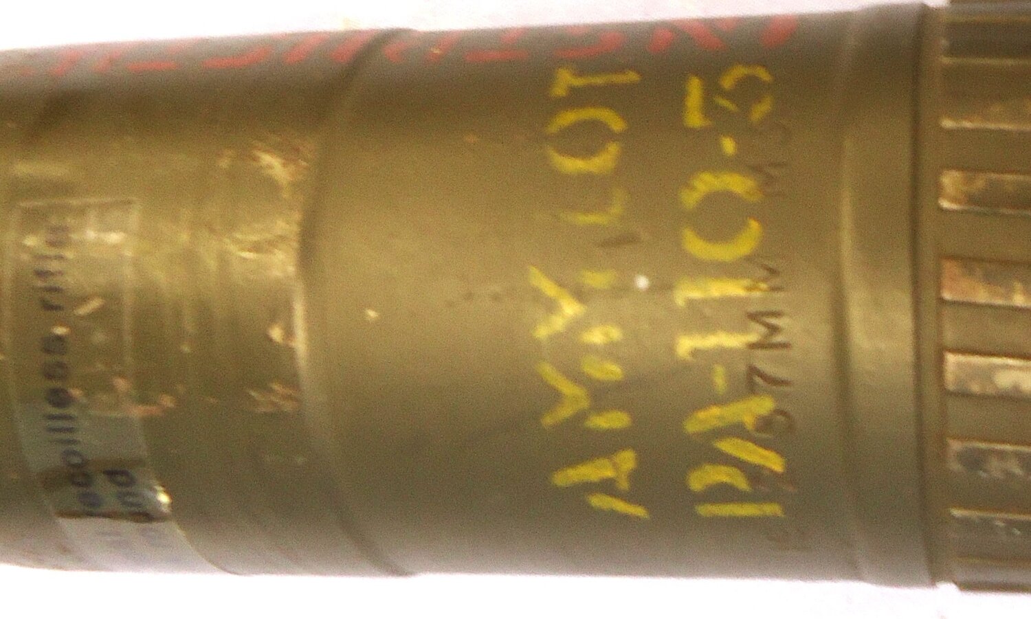 {CATEGORY} - DEACTIVATED INERT. Vietnam/Cold War Era, Unfired American 57mm HEAT (High Explosive Anti-Tank) INERT INSTRUCTION Round for the 57mm T15 Recoilless Rifle. O 2328 DEACTIVATED INERT. Vietnam/Cold War Era, Unfired American 57mm HEAT (High Explosive Anti-Tank) INERT INSTRUCTION Round for the 57mm T15 Recoilless Rifle. O 2328 Various Other Ammunition in 