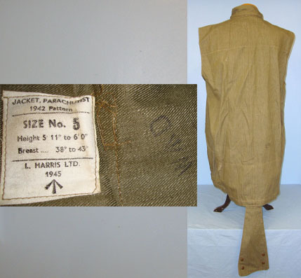  L. Harris Ltd., 1945 1942 Pattern Jacket Parachutists Over Smock Size 5 By L. Harris Ltd Clothing