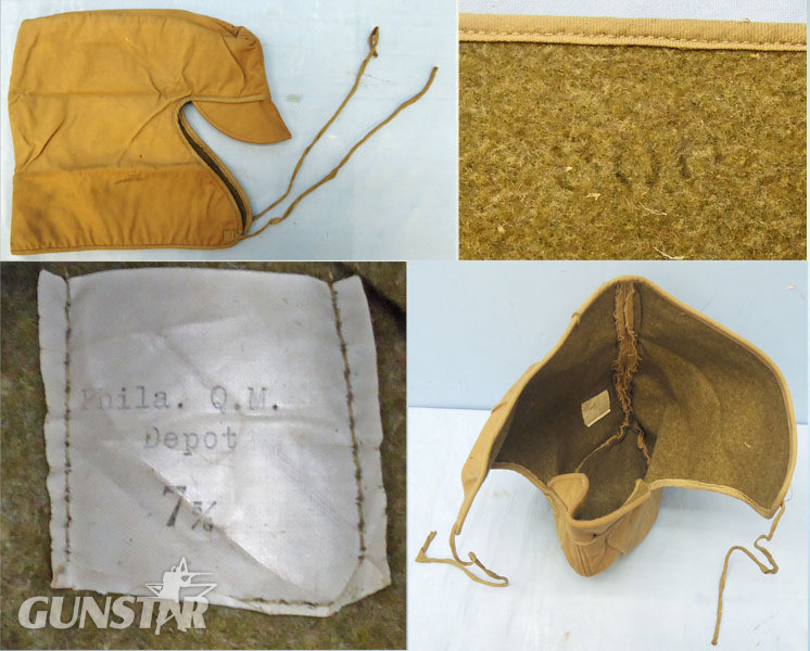  American U.S. Army Early Model M1907 Winter Wool Arctic Cap Size 7 5/8 Marked Phila Q.M. Depot. - HE 834 American U.S. Army Early Model M1907 Winter Wool Arctic Cap Size 7 5/8 Marked Phila Q.M. Depot. - HE 834 Clothing