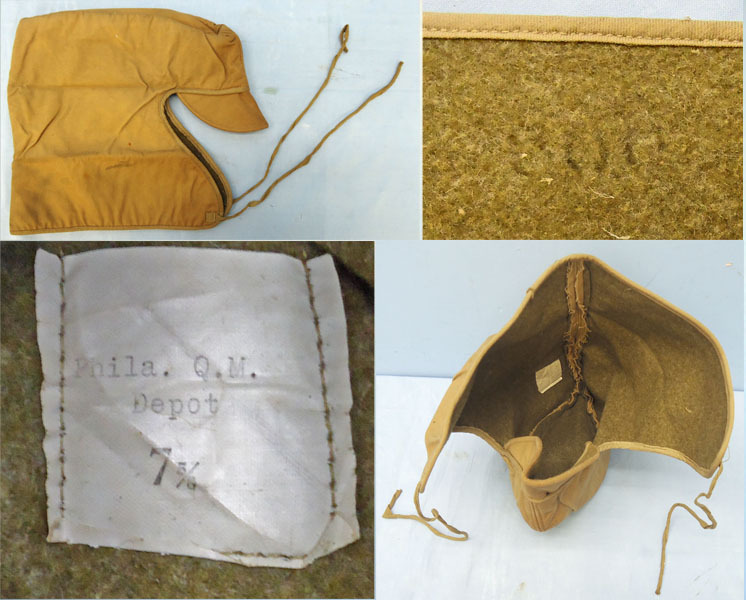  American U.S. Army Early Model M1907 Winter Wool Arctic Cap Size 7 5/8 Marked Phila Q.M. Depot. - HE 834 American U.S. Army Early Model M1907 Winter Wool Arctic Cap Size 7 5/8 Marked Phila Q.M. Depot. - HE 834 Clothing