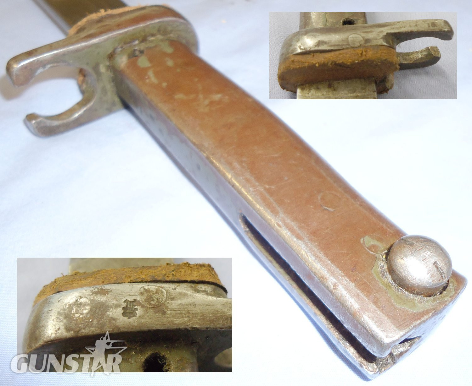 WWI Imperial German Model 1888/98 Ersatz Bayonet and Scabbard. 22399. Bayonet