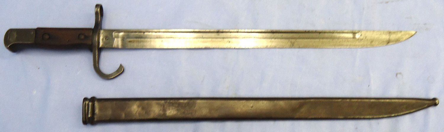 Mid 1930s Japanese Arisaka Type 30 Bayonet and Scabbard. Sn - 22938 Bayonet 